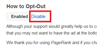 disable
